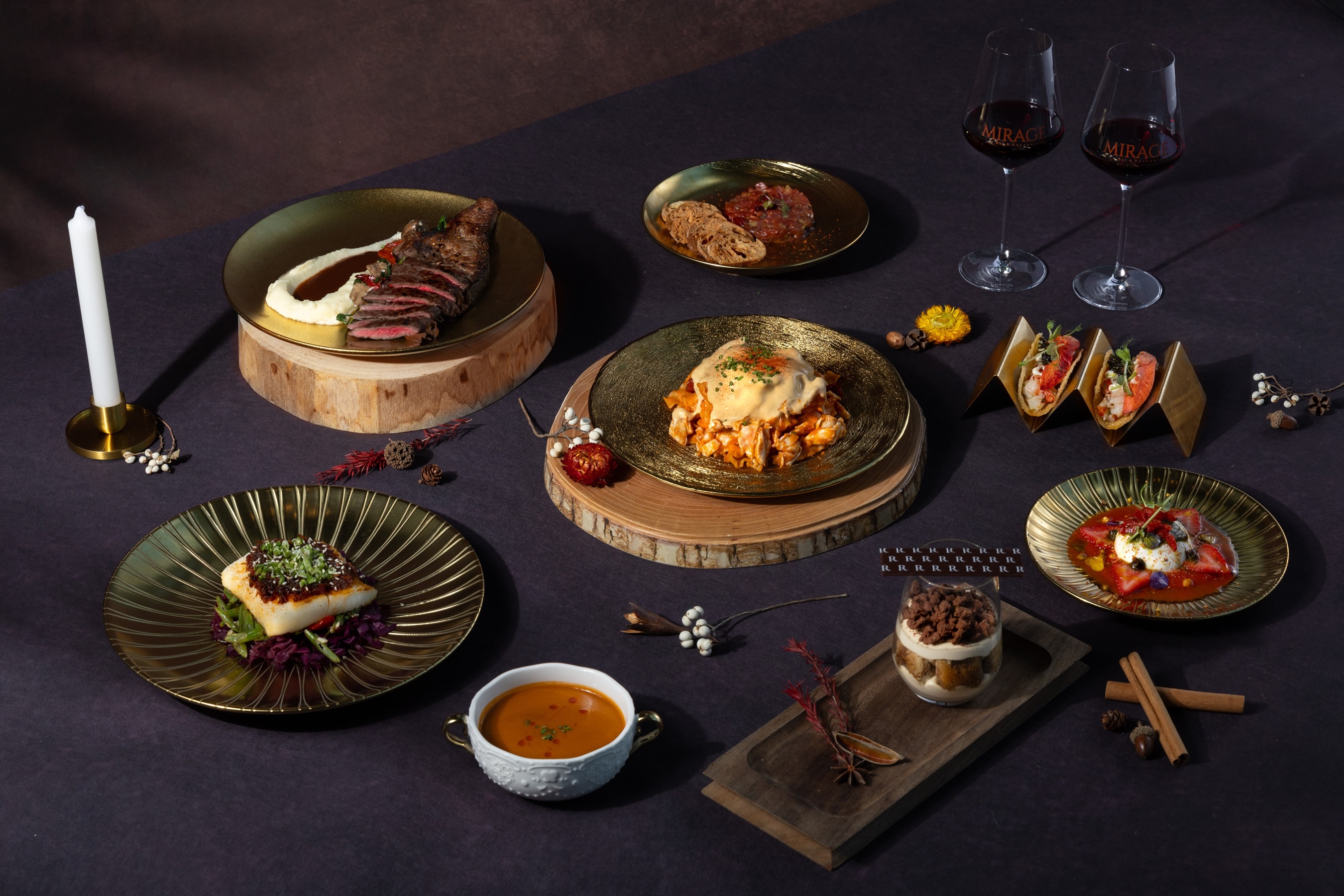 THE PALATE REALM SET DINNER